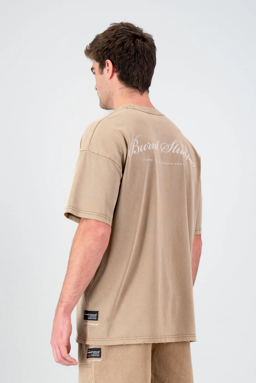Ultra Heavy Oversized Tee - Brown - Image 3