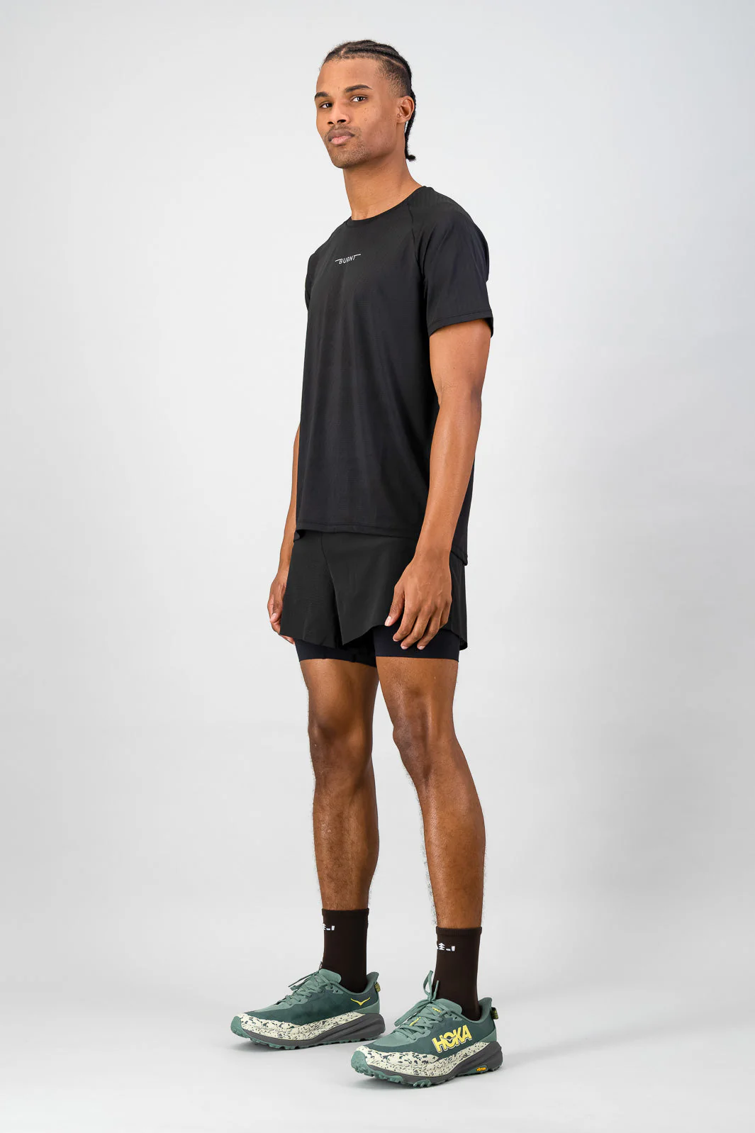 Venture Men's 2-in-1 Run Short - Black - Image 6