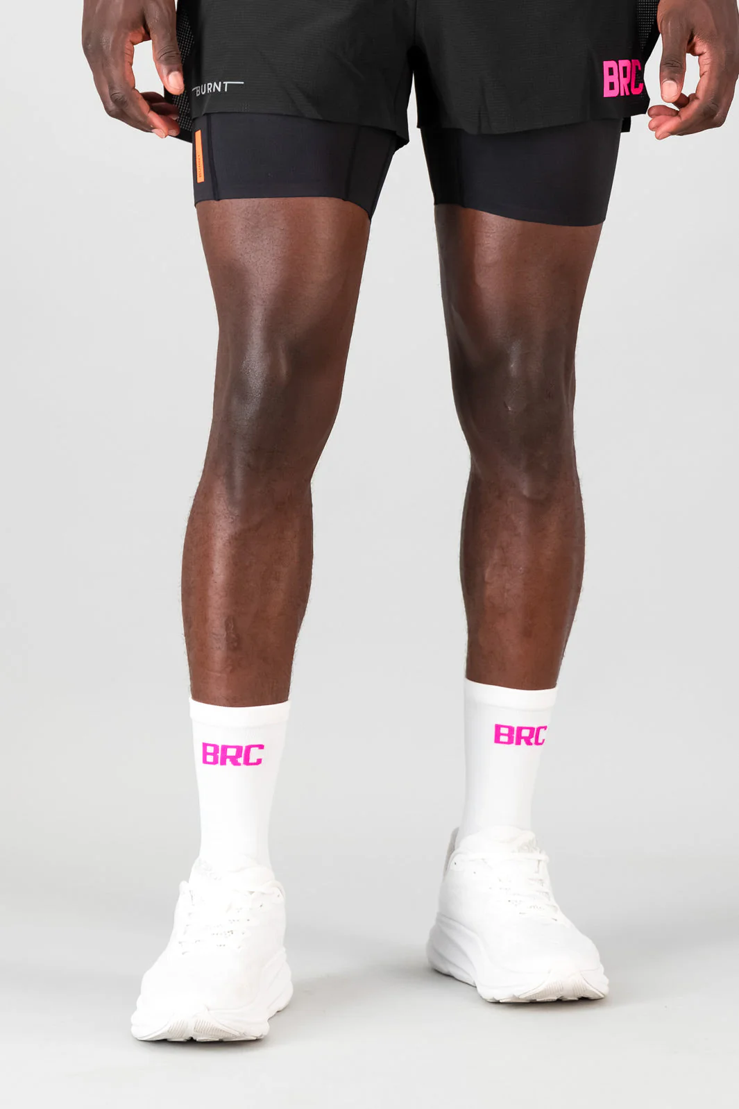BRC Pro Sock - White & Pink - Image 3