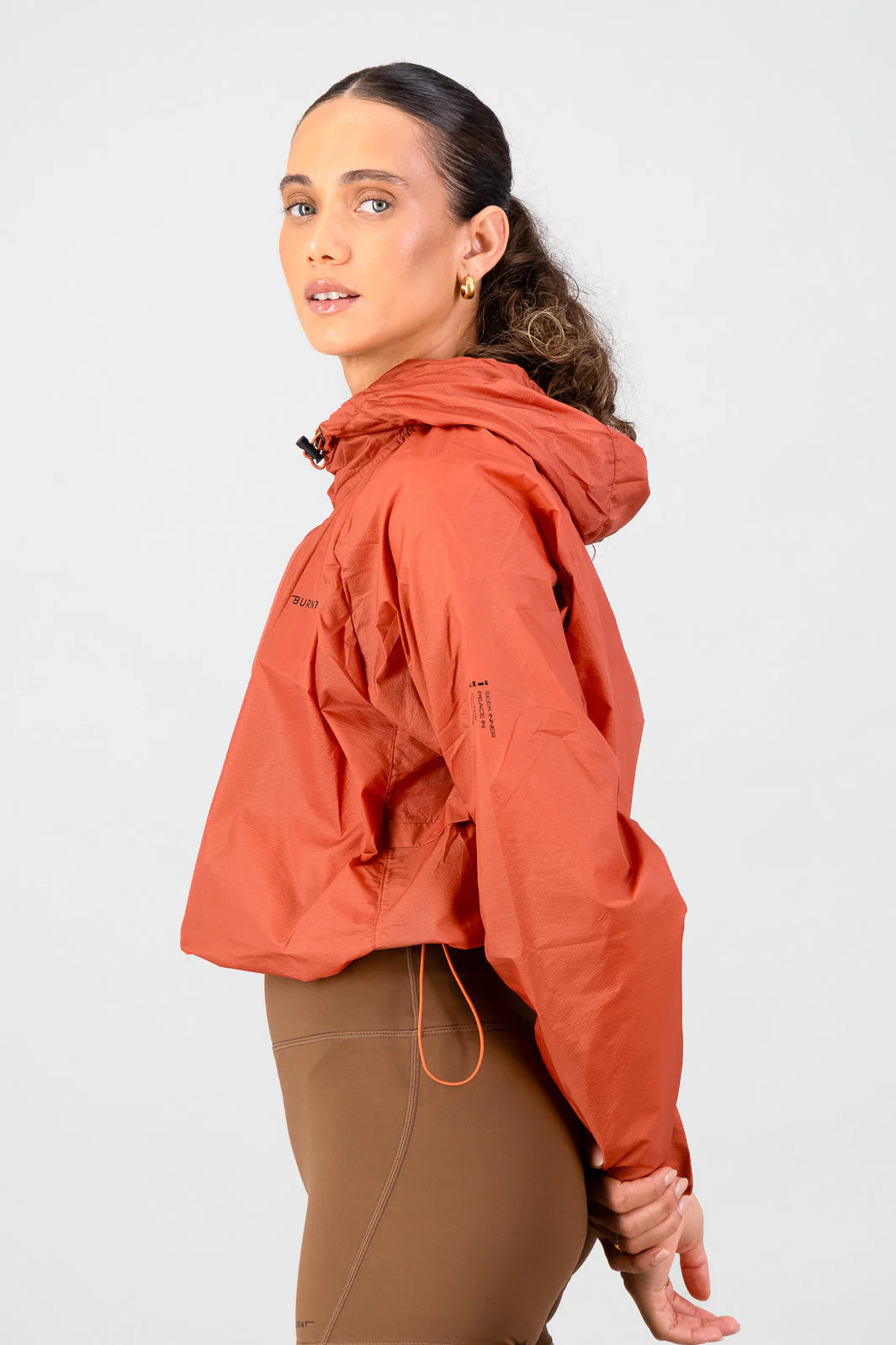 Women's Lightweight Jacket - Terracotta - Image 3