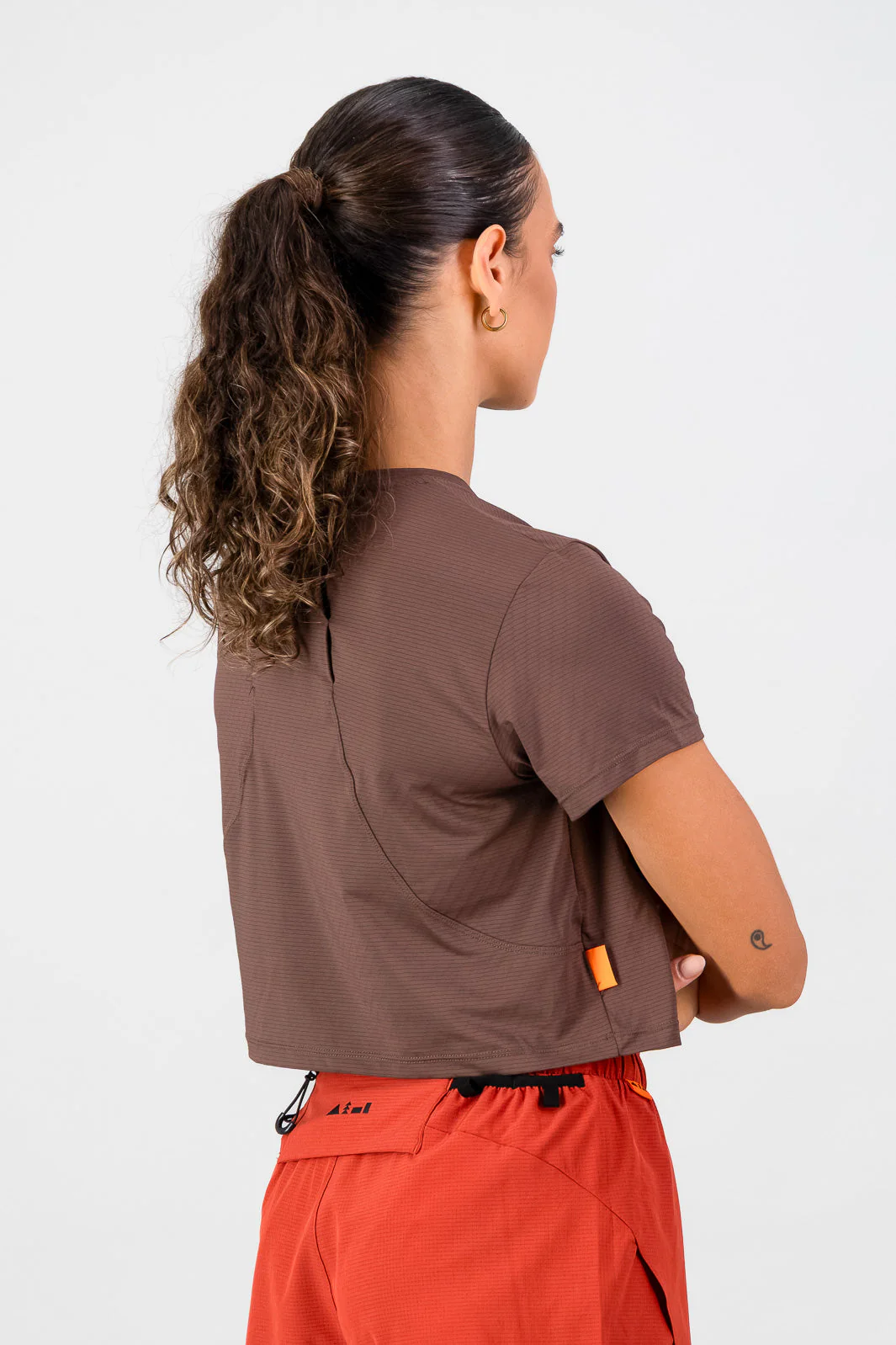 Women's Peak Active Tee - Clay - Image 5