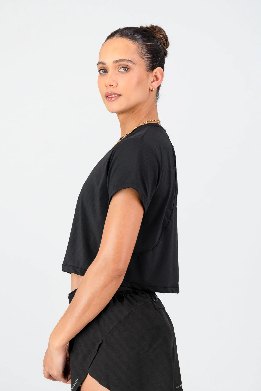 Women's Peak Active Tee - Black - Image 3