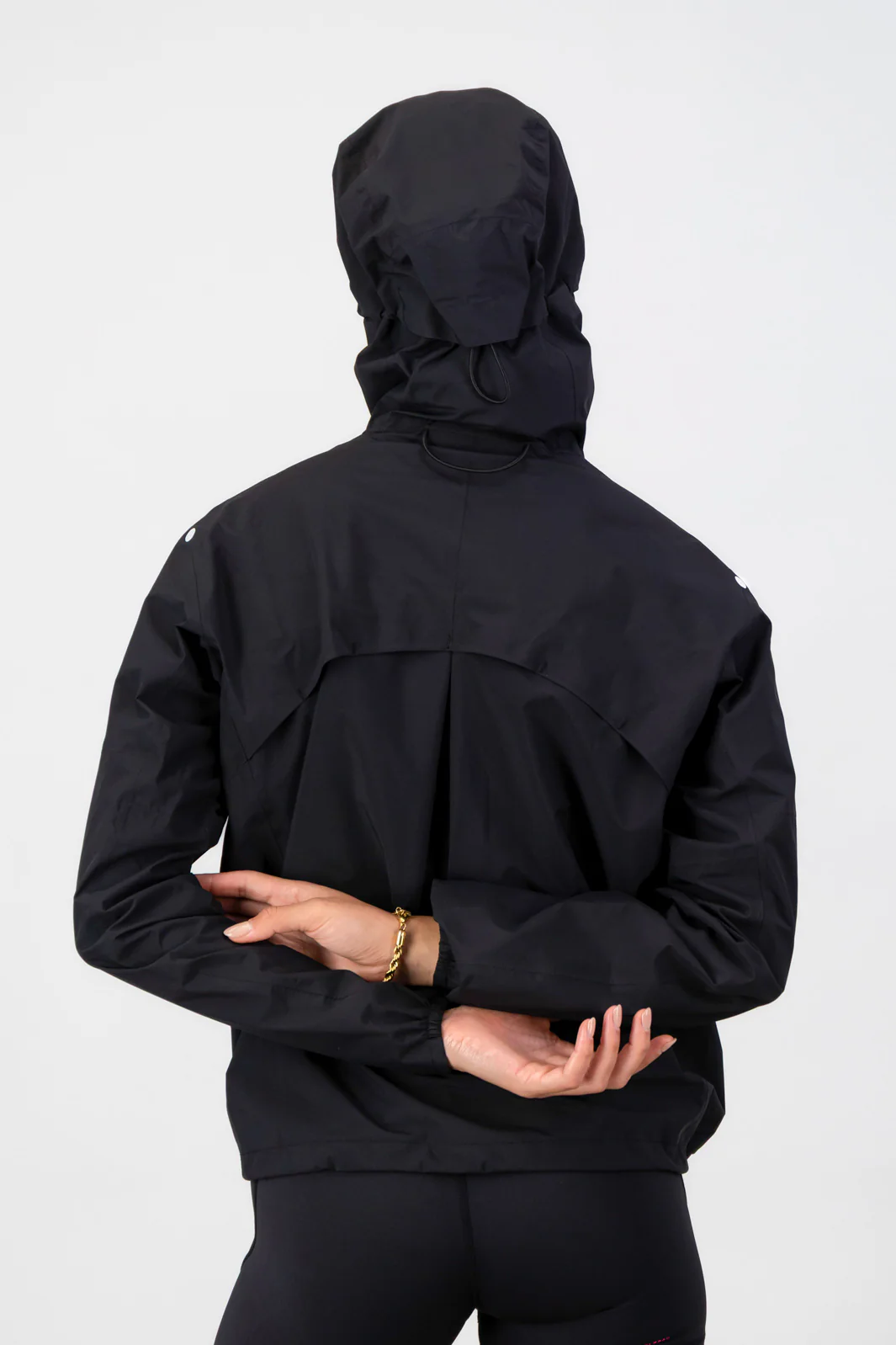 Essential Women's Waterproof Jacket - Black - Image 5