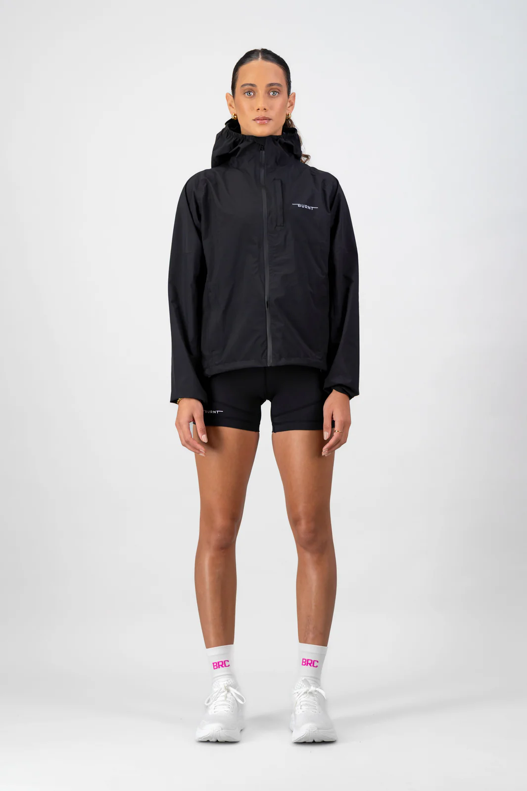 Essential Women's Waterproof Jacket - Black - Image 6
